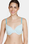 Zivame Beautiful Basics Padded Wired 3/4th Coverage T-Shirt Bra - Omphalodes — thumbnail 1