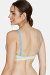 Zivame Beautiful Basics Padded Wired 3/4th Coverage T-Shirt Bra - Omphalodes — thumbnail 2