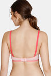 Zivame Beautiful Basics Double Layered Non Wired 3/4Th Coverage T-Shirt Bra - Powder Pink — thumbnail 2