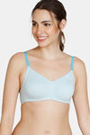 Zivame Beautiful Basics Double Layered Non Wired 3/4th Coverage T-Shirt Bra - Omphalodes — thumbnail 1
