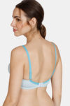 Zivame Beautiful Basics Double Layered Non Wired 3/4th Coverage T-Shirt Bra - Omphalodes — thumbnail 2
