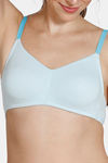 Zivame Beautiful Basics Double Layered Non Wired 3/4th Coverage T-Shirt Bra - Omphalodes — thumbnail 4