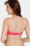 Zivame Beautiful Basics Double Layered Non Wired 3/4th Coverage T-Shirt Bra - Paradise Pink — thumbnail 2