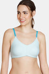 Zivame Beautiful Basics Double Layered Non Wired 3/4th Coverage T-Shirt Bra - Omphalodes — thumbnail 1