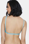 Zivame Beautiful Basics Double Layered Non Wired 3/4Th Coverage Backless Bra - Aquarius — thumbnail 4