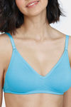 Zivame Beautiful Basics Double Layered Non Wired 3/4Th Coverage Backless Bra - Aquarius — thumbnail 6