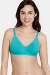 Zivame Beautiful Basics Double Layered Non Wired 3/4Th Coverage Backless Bra - Ceramic — thumbnail 3
