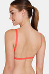 Zivame Beautiful Basics Double Layered Non Wired 3/4Th Coverage Backless Bra - Emberglow — thumbnail 4