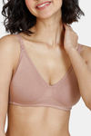 Zivame Beautiful Basics Double Layered Non Wired 3/4th Coverage Backless Bra - Roebuck — thumbnail 6