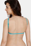 Zivame Beautiful Basics Double Layered Non Wired Full Coverage Backless Bra - Ceramic — thumbnail 4
