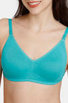 Zivame Beautiful Basics Double Layered Non Wired Full Coverage Backless Bra - Ceramic — thumbnail 6