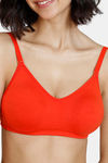 Zivame Beautiful Basics Double Layered Non Wired Full Coverage Backless Bra - Grenadine — thumbnail 6