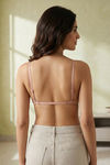Zivame Beautiful Basics Double Layered Non Wired Full Coverage Backless Bra - Roebuck — thumbnail 4
