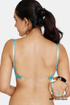 Zivame Beautiful Basics Padded Non Wired 3/4Th Coverage Backless Bra - Baltic — thumbnail 1