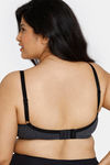 Zivame True Curv Beautiful Basics Double Layered Non Wired Full Coverage Super Support Bra - Anthracite — thumbnail 2
