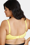 Zivame True Curv Beautiful Basics Double Layered Non Wired 3/4th Coverage Super Support Bra - Maize — thumbnail 2