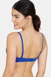 Zivame Beautiful Basics Push-Up Wired Medium Coverage T-Shirt Bra - Surf Web — thumbnail 2