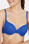 Zivame Beautiful Basics Push-Up Wired Medium Coverage T-Shirt Bra - Surf Web — thumbnail 4