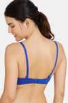 Zivame Beautiful Basics Padded Wired 3/4th Coverage T-Shirt Bra - Surf Web — thumbnail 2