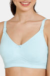 Zivame Maternity Double Layered Non Wired 3/4th Coverage Nursing Bra - Atomizer — thumbnail 4