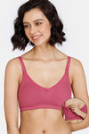 Zivame Maternity Double Layered Non Wired 3/4th Coverage Nursing Bra - Malaga — thumbnail 1