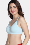 Zivame Maternity Double Layered Non Wired 3/4Th Coverage Nursing Bra - Omphalodes  — thumbnail 3