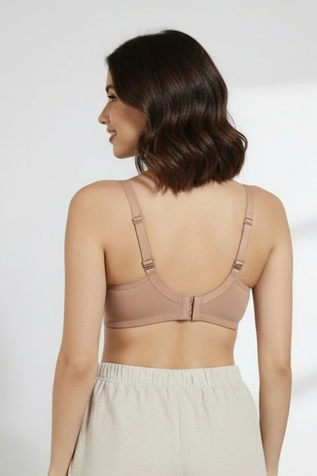 Zivame Maternity Double Layered Non Wired 3/4th Coverage Nursing Bra - Roebuck — image 2
