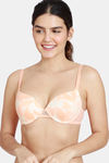 Zivame Sunset Mimosa Push-Up Wired Medium Coverage Bra - Coral Quartz — thumbnail 1