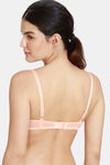 Zivame Sunset Mimosa Push-Up Wired Medium Coverage Bra - Coral Quartz — thumbnail 2