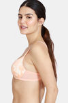 Zivame Sunset Mimosa Push-Up Wired Medium Coverage Bra - Coral Quartz — thumbnail 3