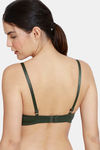 Zivame Firefly Dreams Push-Up Wired Medium Coverage Bra - Kombu Green — thumbnail 2