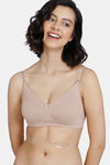 Zivame Innovation Double Layered Non Wired 3/4th Coverage Backless Bra - Roebuck — thumbnail 2