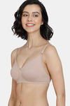 Zivame Innovation Double Layered Non Wired 3/4th Coverage Backless Bra - Roebuck — thumbnail 4