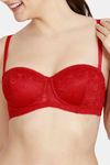 Zivame Love Stories Padded Wired 3/4th Coverage Strapless Bra - Chilli Pepper — thumbnail 5