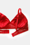 Zivame Love Stories Double Layered Non Wired 3/4th Coverage Lace Bra - Chilli Pepper — thumbnail 5