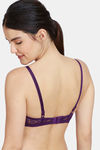 Zivame Love Stories Double Layered Non Wired 3/4th Coverage Lace Bra - Crown Jewel — thumbnail 2