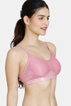 Zivame Champagne Nights Double Layered Non Wired 3/4th Coverage T-Shirt Bra - Polignac — thumbnail 3