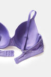 Zivame Ruby Spark Padded Wired 3/4th Coverage T-Shirt Bra - Purple Corallites — thumbnail 5