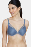Zivame Moonshine Maiden Padded Wired Medium Coverage T-Shirt Bra - Folkstone Grey — thumbnail 1