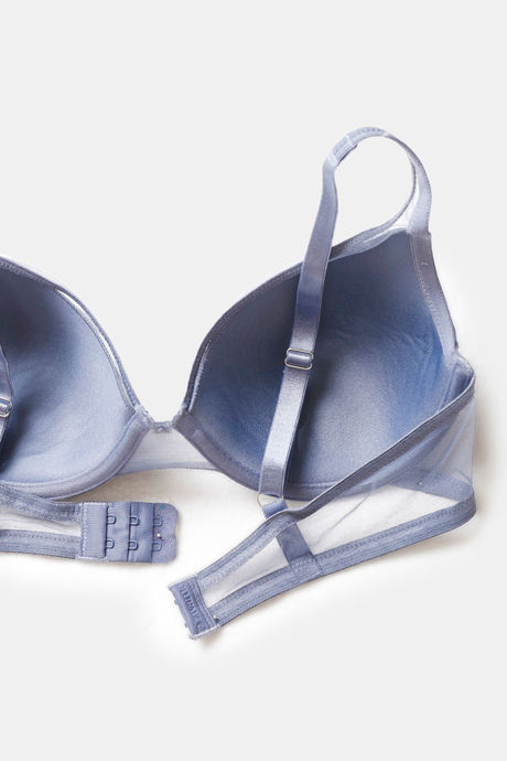 Zivame Moonshine Maiden Padded Wired Medium Coverage T-Shirt Bra - Folkstone Grey — image 5
