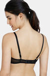 Zivame Beautiful Basics Padded Wired 3/4th Coverage T-Shirt Bra - Anthracite — thumbnail 2