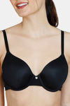 Zivame Beautiful Basics Padded Wired 3/4th Coverage T-Shirt Bra - Anthracite — thumbnail 4