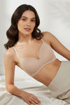 Zivame Glitter Straps Padded Non Wired 3/4Th Coverage T-Shirt Bra - Skin — thumbnail 5