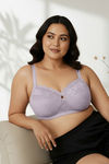 Zivame True Curv Double Layered Non Wired 3/4th Coverage Sag Lift Bra - Elderberry — thumbnail 4