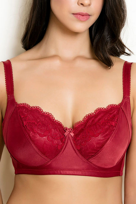 Zivame True Curv Double Layered Non Wired Medium Coverage Sag Lift Bra - Sundried Tomato — image 4