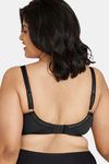 Zivame True Curv Double Layered Non Wired Full Coverage Minimiser Bra - Black — thumbnail 2