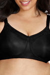 Zivame True Curv Double Layered Non Wired Full Coverage Minimiser Bra - Black — thumbnail 4