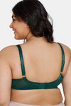Zivame True Curv Double Layered Non Wired Full Coverage Minimiser Bra - Botanical Garden — thumbnail 2