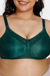 Zivame True Curv Double Layered Non Wired Full Coverage Minimiser Bra - Botanical Garden — thumbnail 4
