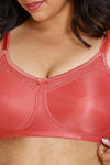 Zivame True Curv Double Layered Non Wired Full Coverage Minimiser Bra - Dusty Cedar — thumbnail 4